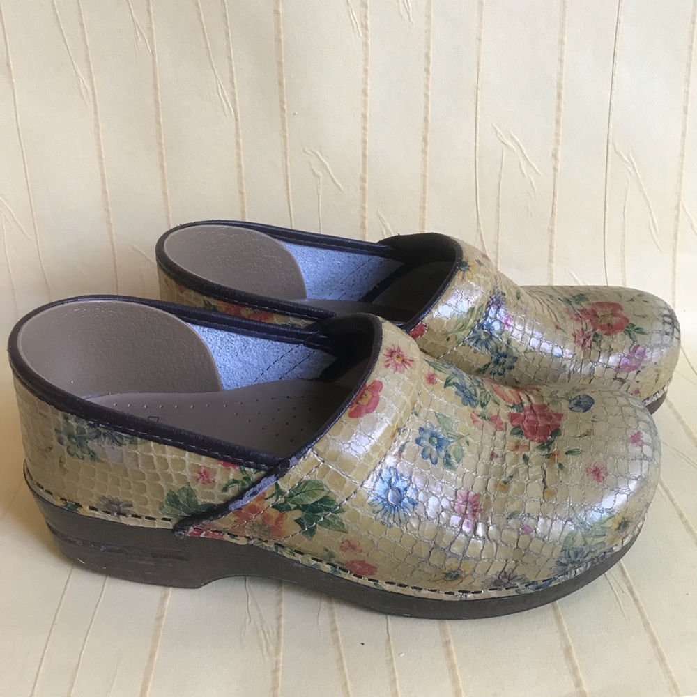 Dansko Patterned Clogs - Picture 3 of 6